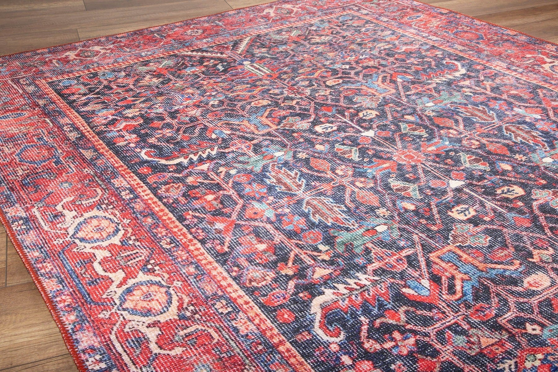 Covor BLUES CHENILLE, 75x150 cm, forma dreptunghiulara, poliester, multicolor, AL 354