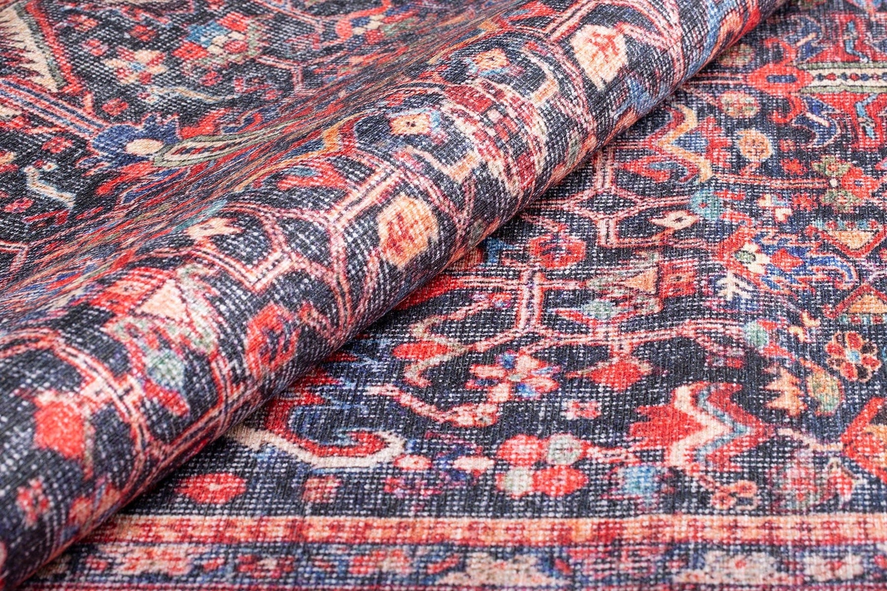 Covor BLUES CHENILLE, 75x150 cm, forma dreptunghiulara, poliester, multicolor, AL 354