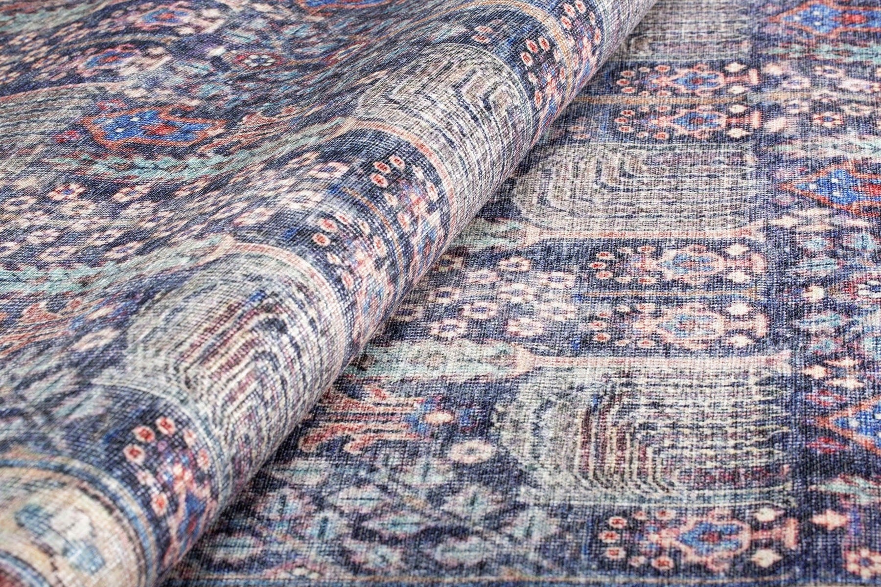 Covor BLUES CHENILLE, 75x150 cm, forma dreptunghiulara, poliester, multicolor, AL 341