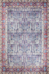 Covor BLUES CHENILLE, 75x150 cm, forma dreptunghiulara, poliester, multicolor, AL 341