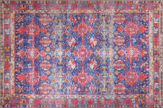 Covor BLUES CHENILLE, 75x150 cm, forma dreptunghiulara, poliester, multicolor, AL 340