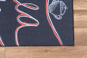 Covor ADA, 75x150 cm, forma dreptunghiulara, poliester, multicolor, AL 295