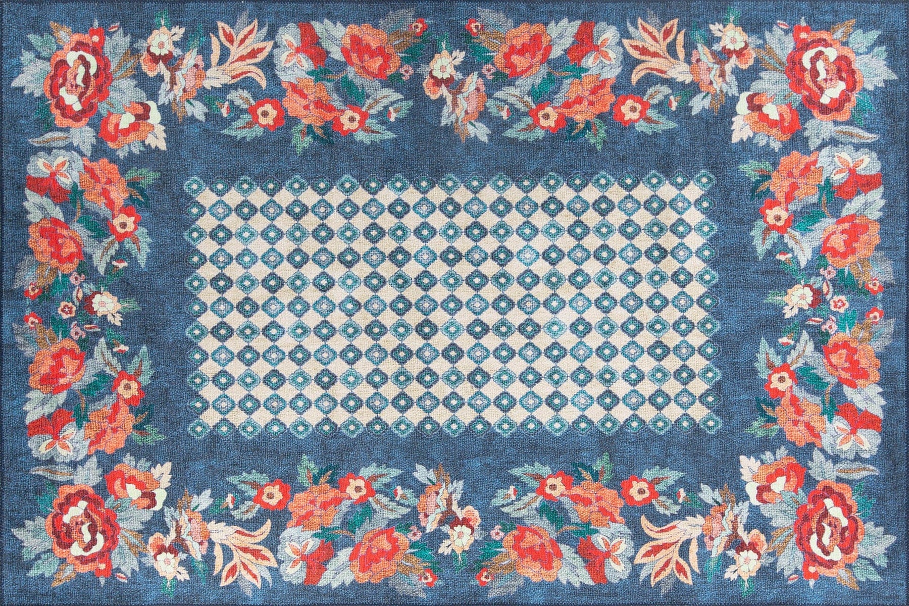 Covor SOUL CHENILLE, 75x150 cm, forma dreptunghiulara, poliester, multicolor, AL 324