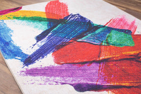 Covor FUNK CHENILLE, 75x150 cm, forma dreptunghiulara, poliester, multicolor, AL 285