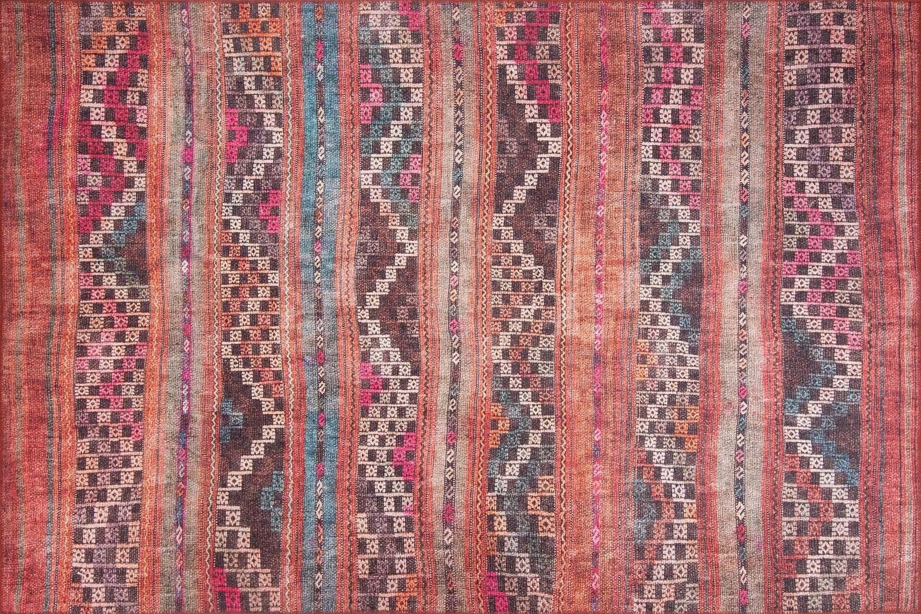 Covor SOUL CHENILLE, 75x150 cm, forma dreptunghiulara, poliester, multicolor, AL 226