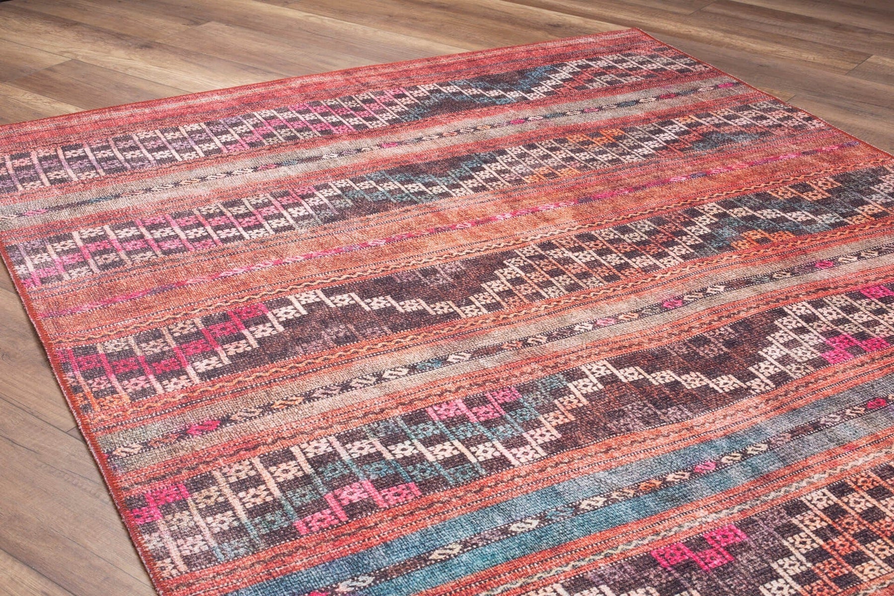 Covor SOUL CHENILLE, 75x150 cm, forma dreptunghiulara, poliester, multicolor, AL 226