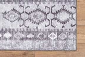 Covor SOUL CHENILLE, 75x150 cm, forma dreptunghiulara, poliester, gri, AL 225