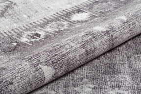 Covor SOUL CHENILLE, 75x150 cm, forma dreptunghiulara, poliester, gri, AL 225