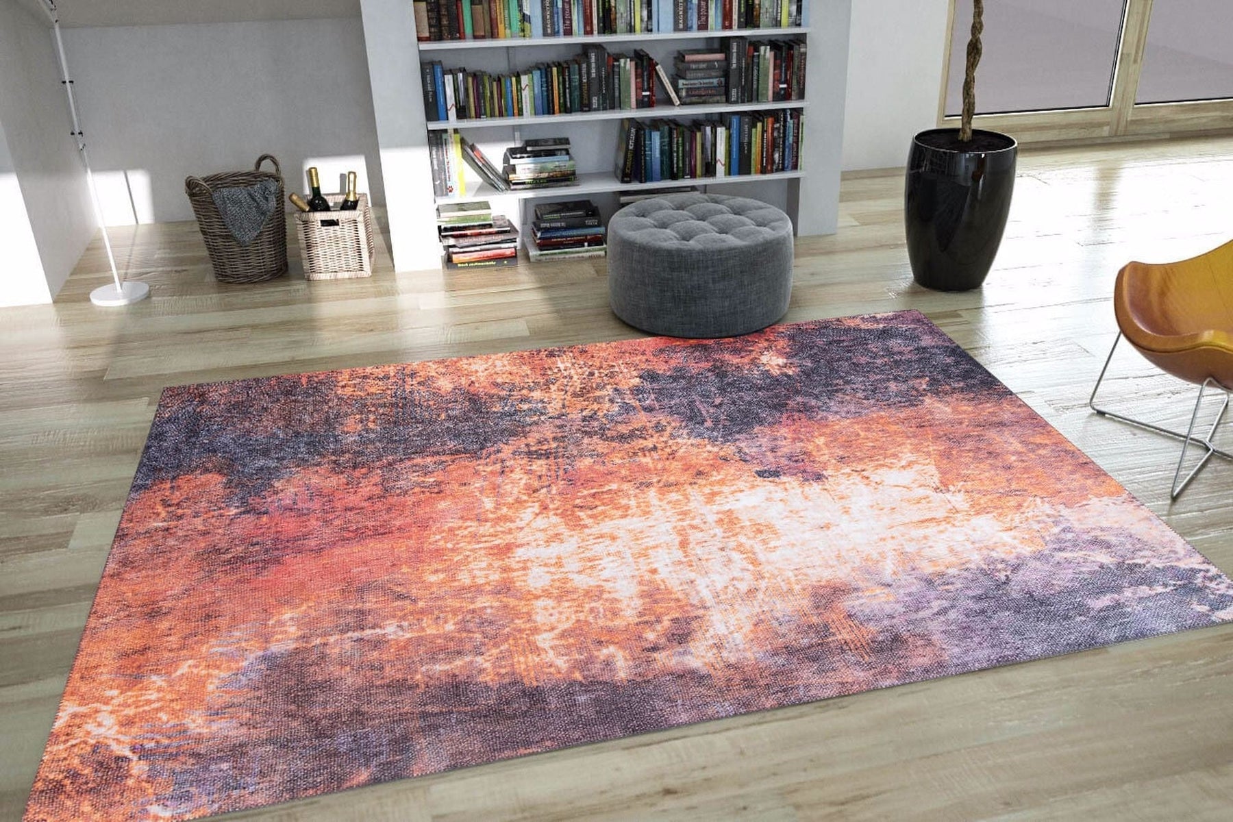 Covor FUSION CHENILLE, 75x150 cm, forma dreptunghiulara, poliester, multicolor, AL 239