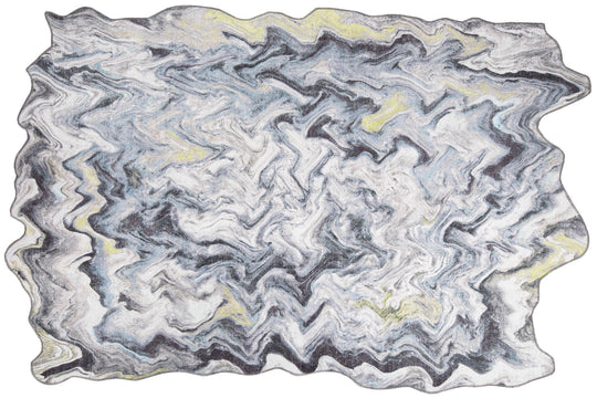 Covor FUSION CHENILLE, 75x150 cm, forma atipica, poliester, multicolor, AL 212