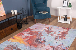 Covor FUNK CHENILLE, 75x150 cm, forma dreptunghiulara, poliester, multicolor, AL 265