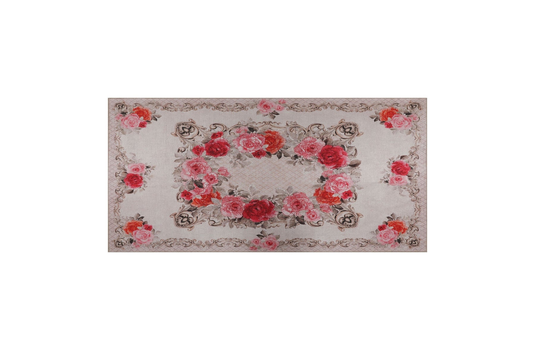 Covor FUNK CHENILLE, 75x150 cm, forma dreptunghiulara, poliester, multicolor, AL 263