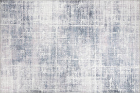 Covor FUNK CHENILLE, 75x150 cm, forma dreptunghiulara, poliester, gri/alb, AL 253