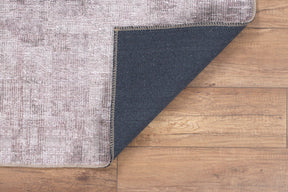Covor FUNK CHENILLE, 75x150 cm, forma dreptunghiulara, poliester, maro/alb, AL 236