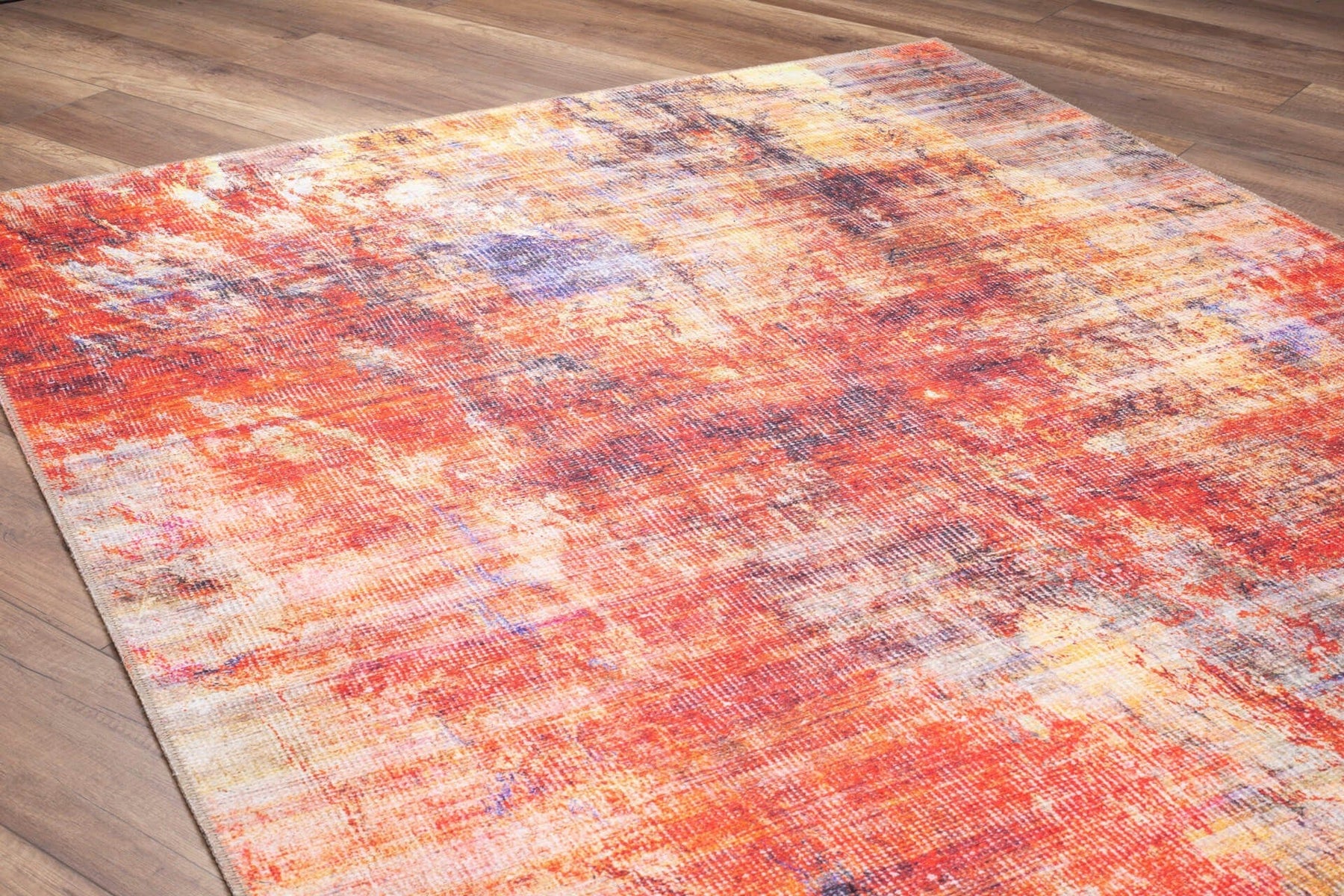 Covor FUNK CHENILLE, 75x150 cm, forma dreptunghiulara, poliester, multicolor, AL 207