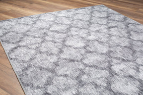 Covor DORIAN CHENILLE, 75x150 cm, forma dreptunghiulara, poliester, gri, AL 244