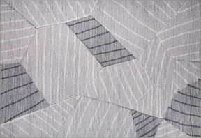 Covor FUNK CHENILLE, 75x150 cm, forma dreptunghiulara, poliester, gri, AL 179