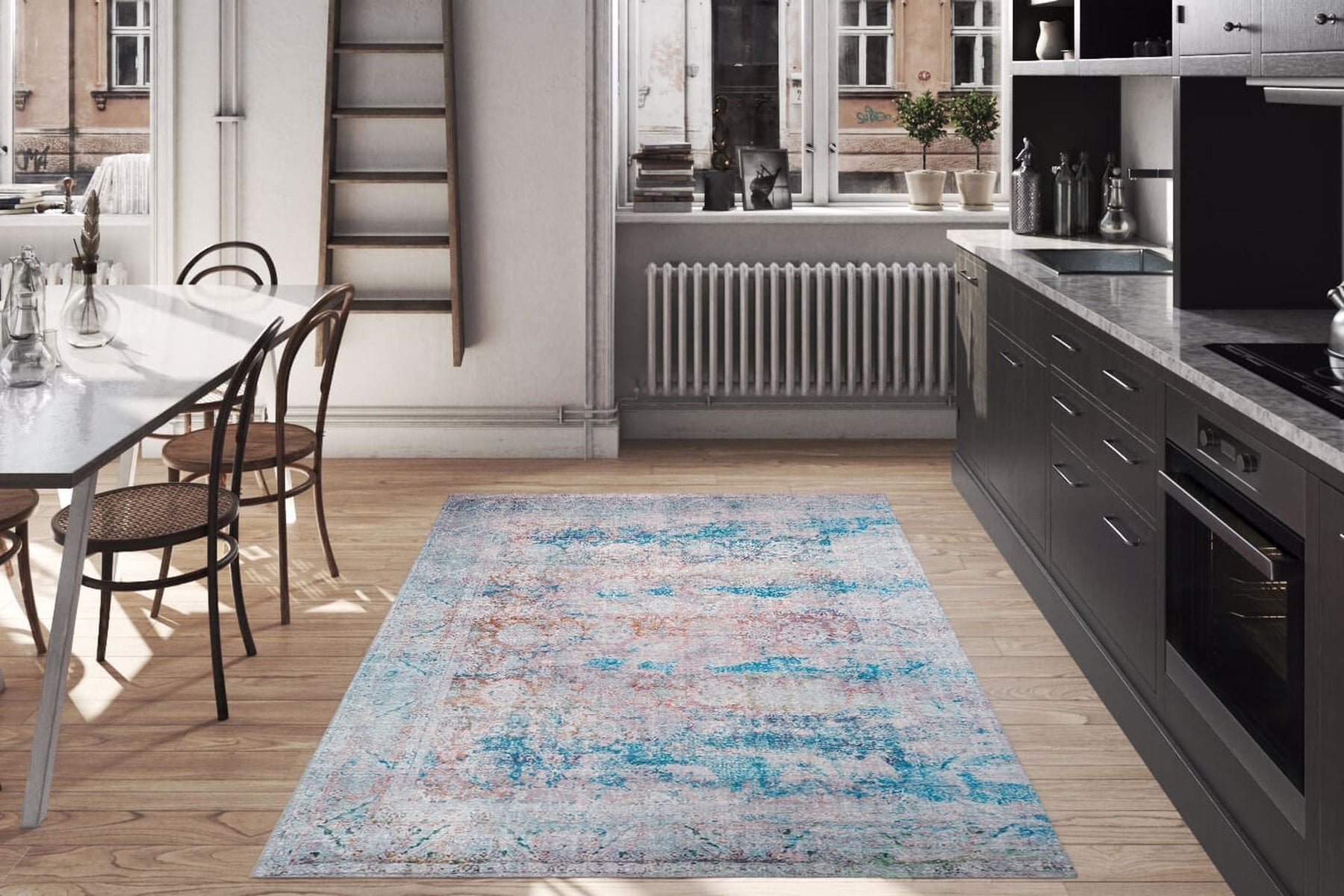 Covor FUSION CHENILLE, 75x150 cm, forma dreptunghiulara, poliester, multicolor, AL 160