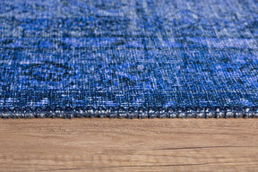 Covor DORIAN CHENILLE, 75x150 cm, forma dreptunghiulara, poliester, albastru inchis, AL 157