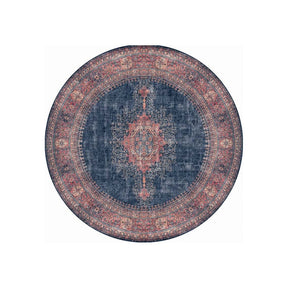 Covor, 150x150 cm, forma rotunda, poliester, multicolor, 473RTP2456