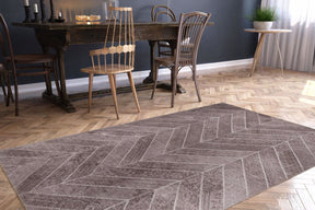 Covor JAZZ CHENILLE, 75x150 cm, forma dreptunghiulara, poliester, maro, AL 50