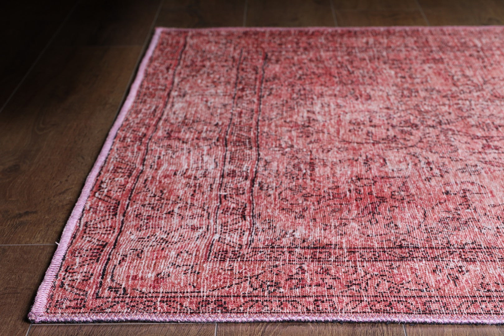 Covor DORIAN CHENILLE, poliester, roz, 75×150 cm