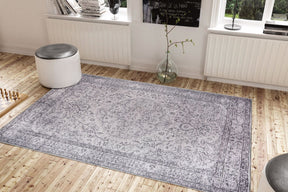 Covor DORIAN CHENILLE, 75x150 cm, forma dreptunghiulara, poliester, gri, AL 97