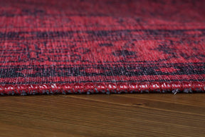 Covor DORIAN CHENILLE, 75x150 cm, forma dreptunghiulara, poliester, rosu, AL 29