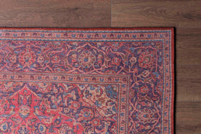 Covor BLUES CHENILLE, 75x150 cm, forma dreptunghiulara, poliester, rosu, AL 53