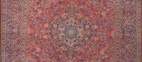 Covor BLUES CHENILLE, 75x150 cm, forma dreptunghiulara, poliester, rosu, AL 53
