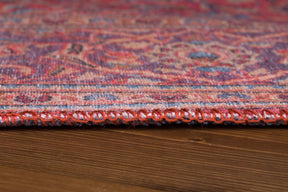 Covor BLUES CHENILLE, 75x150 cm, forma dreptunghiulara, poliester, rosu, AL 53