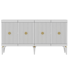 Comoda MIDAS, alb, PAL melaminat, 150x40x79 cm