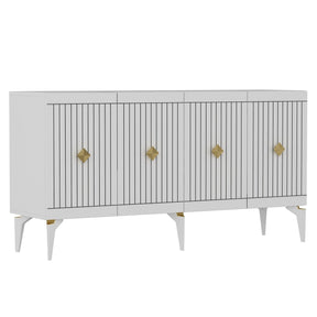 Comoda MIDAS, alb, PAL melaminat, 150x40x79 cm