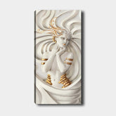 Tablou 483TNS1905, crem, panza, 30x80 cm