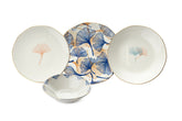 Set de cina ORG24DB1506, 24 piese, multicolor, portelan