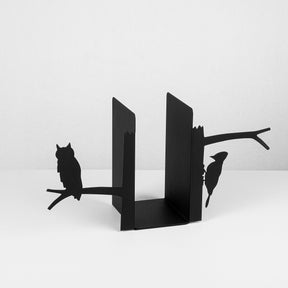 Suport de carti metalic Kitap-6, 100% metal, negru, 44x14x22 cm