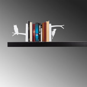 Suport de carti KITAP TUTUCU 6, alb, metal, 44x14x22 cm