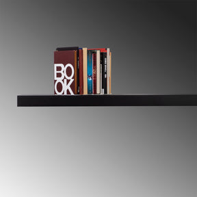 Suport carti KITAP TUTUCU 9, alb, metal, 14x13x14 cm