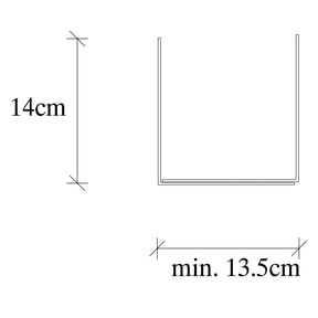 Suport carti KITAP TUTUCU 9, alb, metal, 14x13x14 cm
