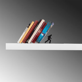 Suport carti KITAP TUTUCU 21, negru, metal, 26x13x12 cm