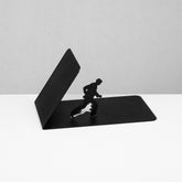 Suport carti KITAP TUTUCU 21, negru, metal, 26x13x12 cm