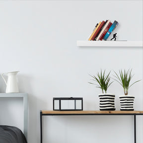 Suport carti KITAP TUTUCU 21, negru, metal, 26x13x12 cm