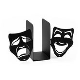 Suport carti KT-THEATRE, negru, metal, 56x14x21 cm