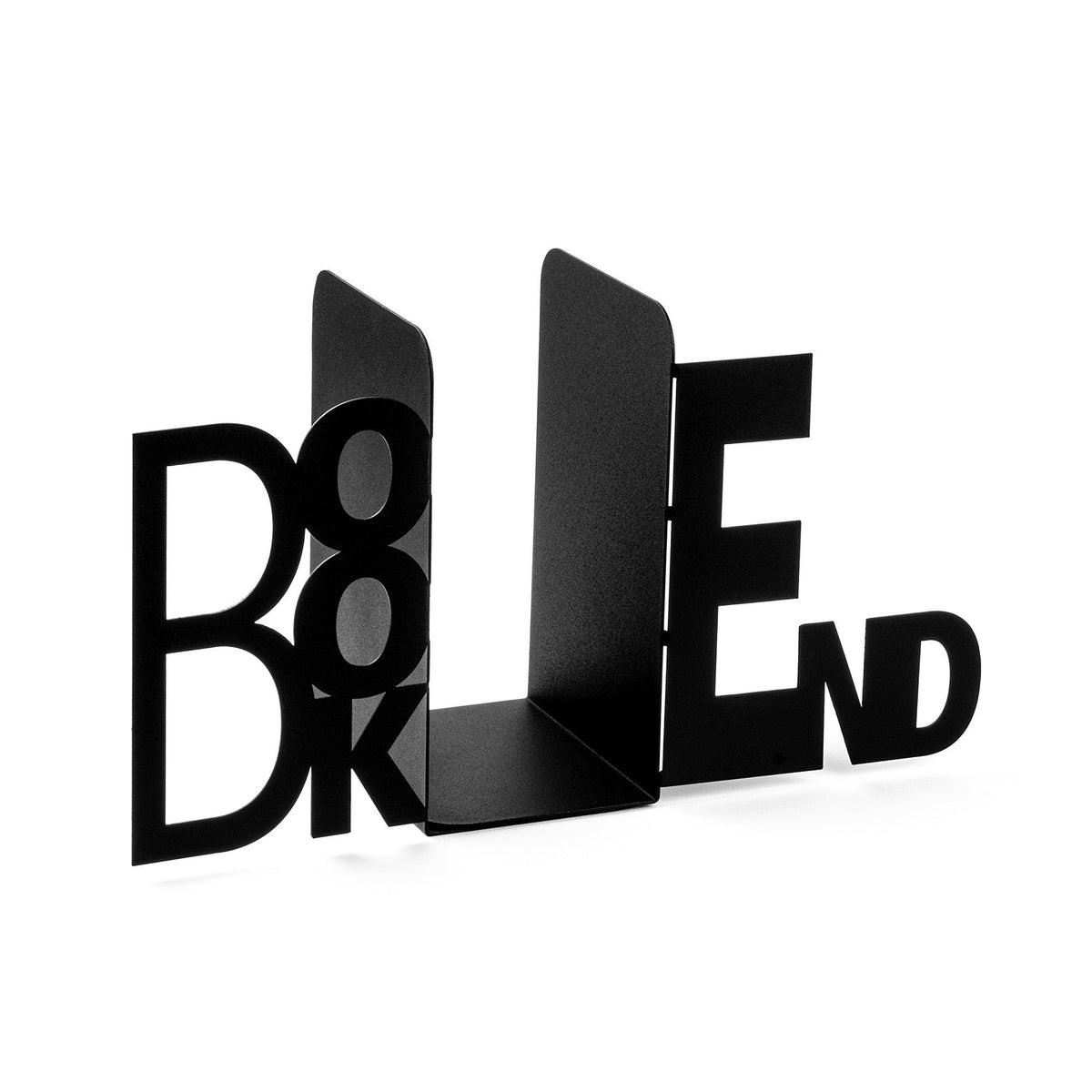 Suport carti KT-BOOKEND, negru, metal 56x14x21 cm