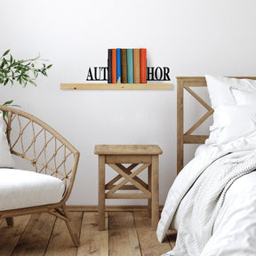 Suport carti KT-AUTHOR, negru, metal, 64x14x21 cm