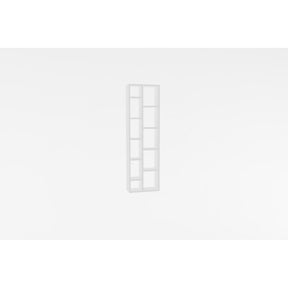 Biblioteca Tomi, alba, 100% placa melaminat, 44,4 cmx19,6x150 cm