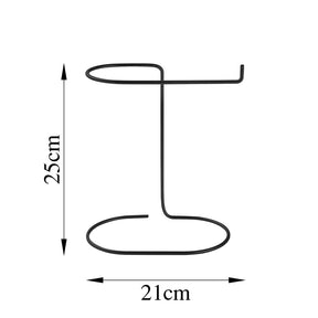 Suport bijuterii TK-002-B, negru, metal, 21x14x25 cm