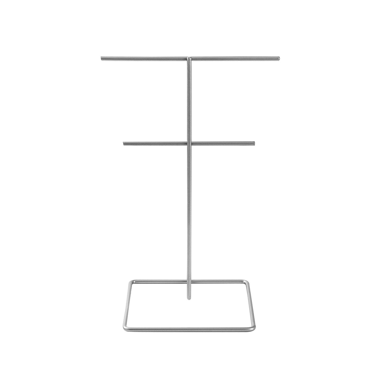 Suport bijuterii TK-004-A, crom, metal, 15x30 cm