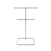 Suport bijuterii TK-004-A, crom, metal, 15x30 cm