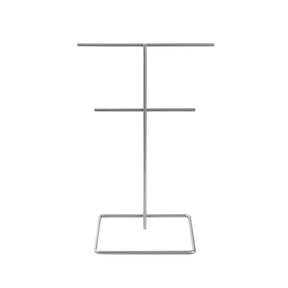 Suport bijuterii TK-004-A, crom, metal, 15x30 cm